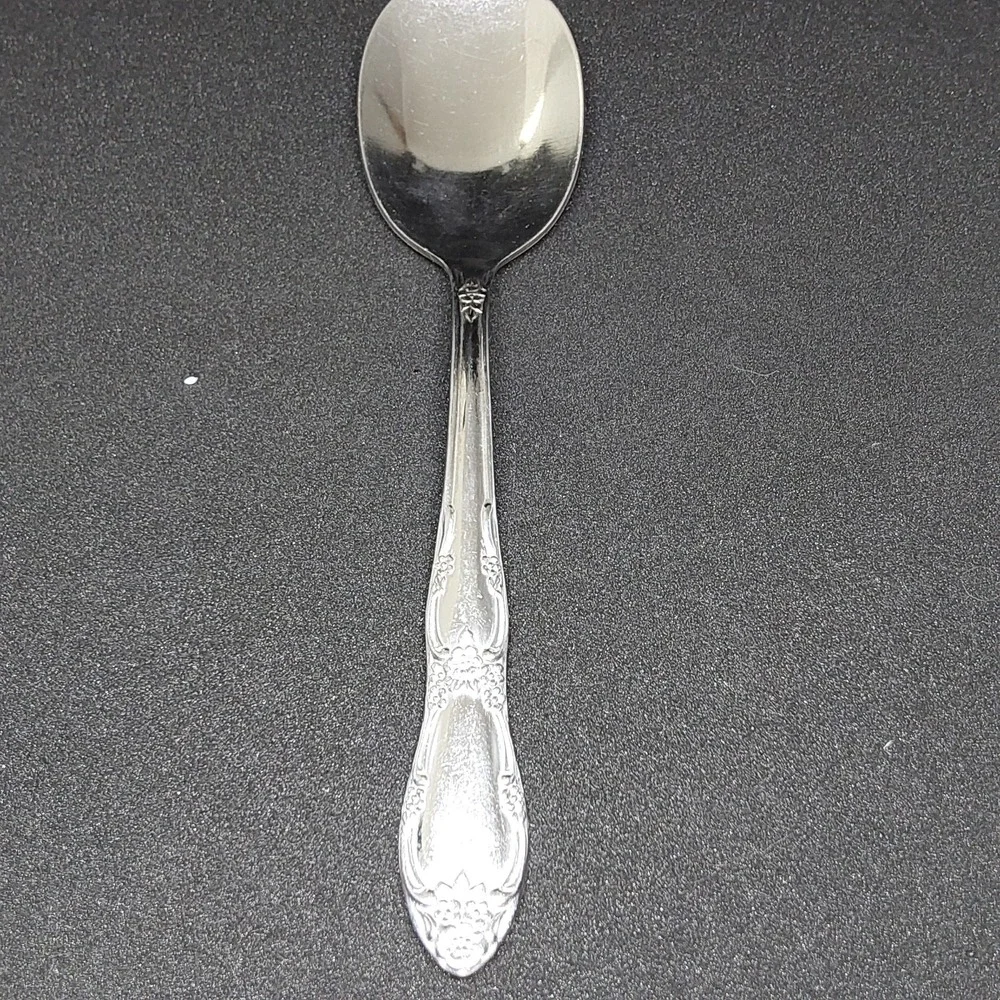 Wm A Rogers Oneida‎ Fenway Daydream Stainless Flatware Sugar Spoon